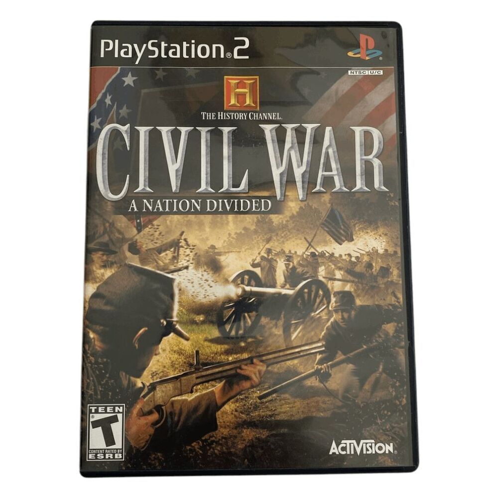 Civil War‎ A Nation Divided PS2 Sony PlayStation 2 CIB Complete & TESTED